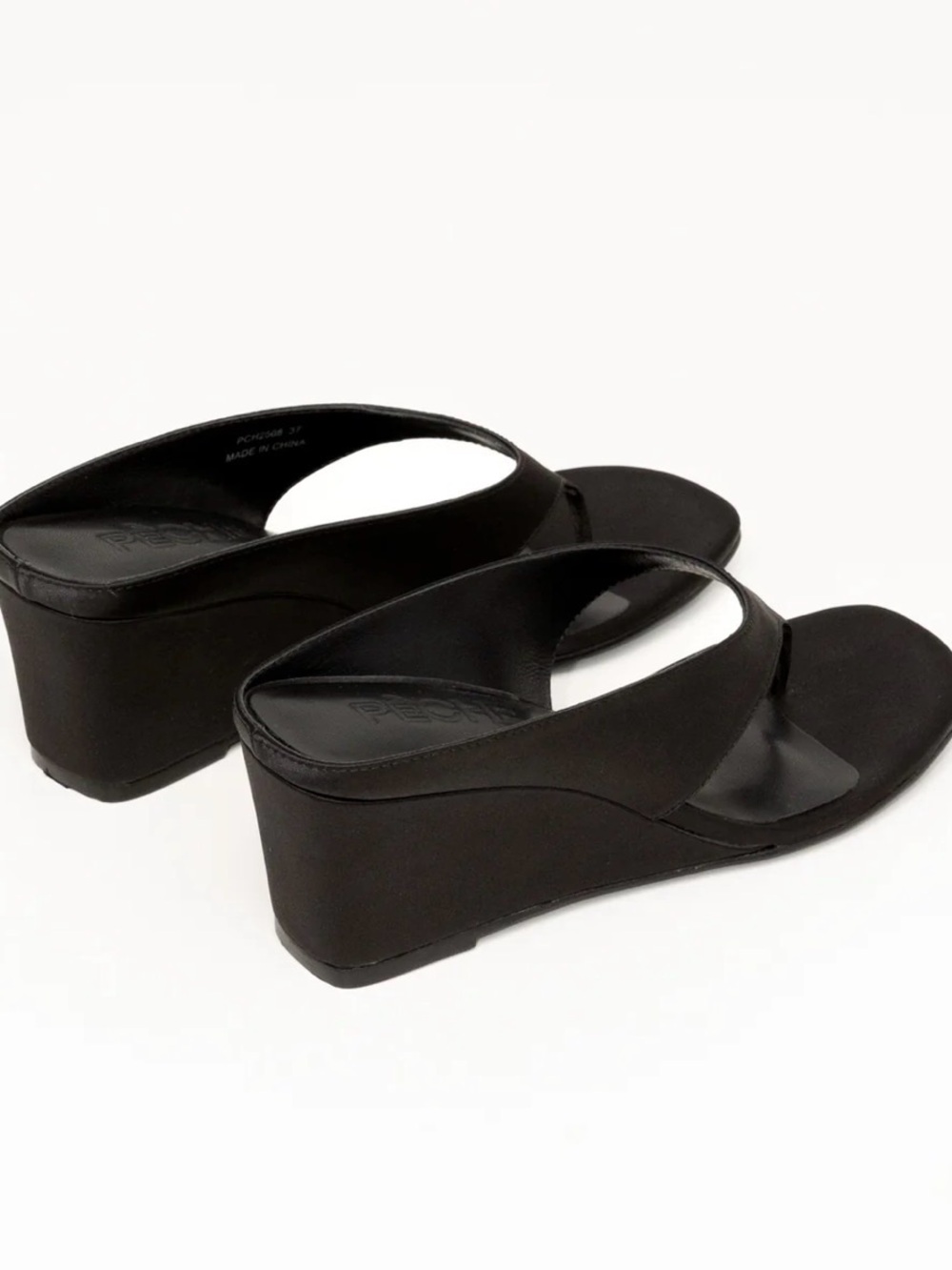 Shop Peche Izzy 37 - Satin Wedge - Picture 2 of 6